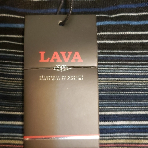 Horizontal stripe casual top. T-shirt material. - Picture 4 of 7